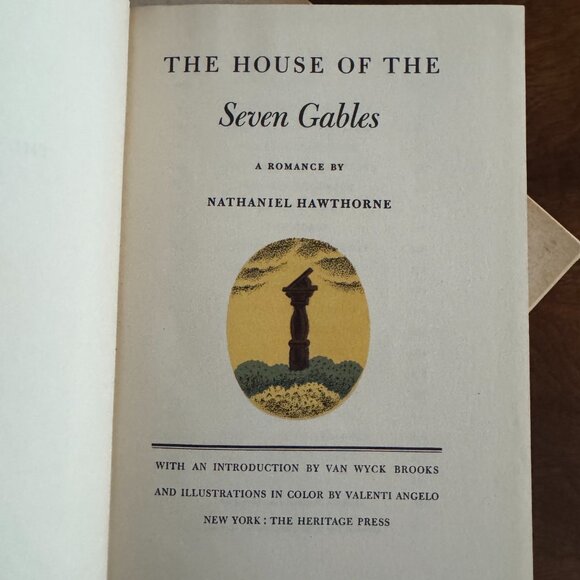 The House Of The Seven Gables By Nathaniel Hawthorne 1935 Heritage Press Book - Picture 5 of 9